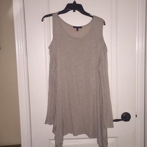 Cold shoulder tunic